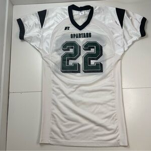 Vintage Michigan State Spartans Football Jersey NCCA Russell Size M Rare find